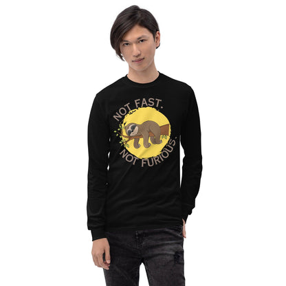 Essential Crew Neck Long Sleeve Tee - Not Fast Not Furious