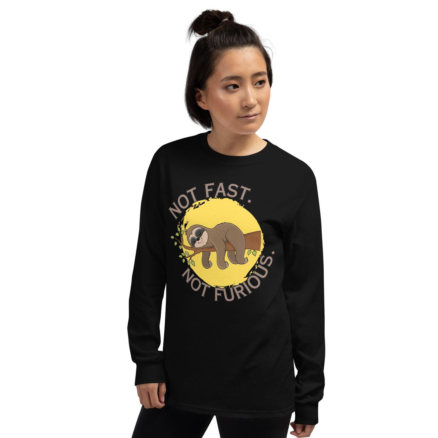 Essential Crew Neck Long Sleeve Tee - Not Fast Not Furious