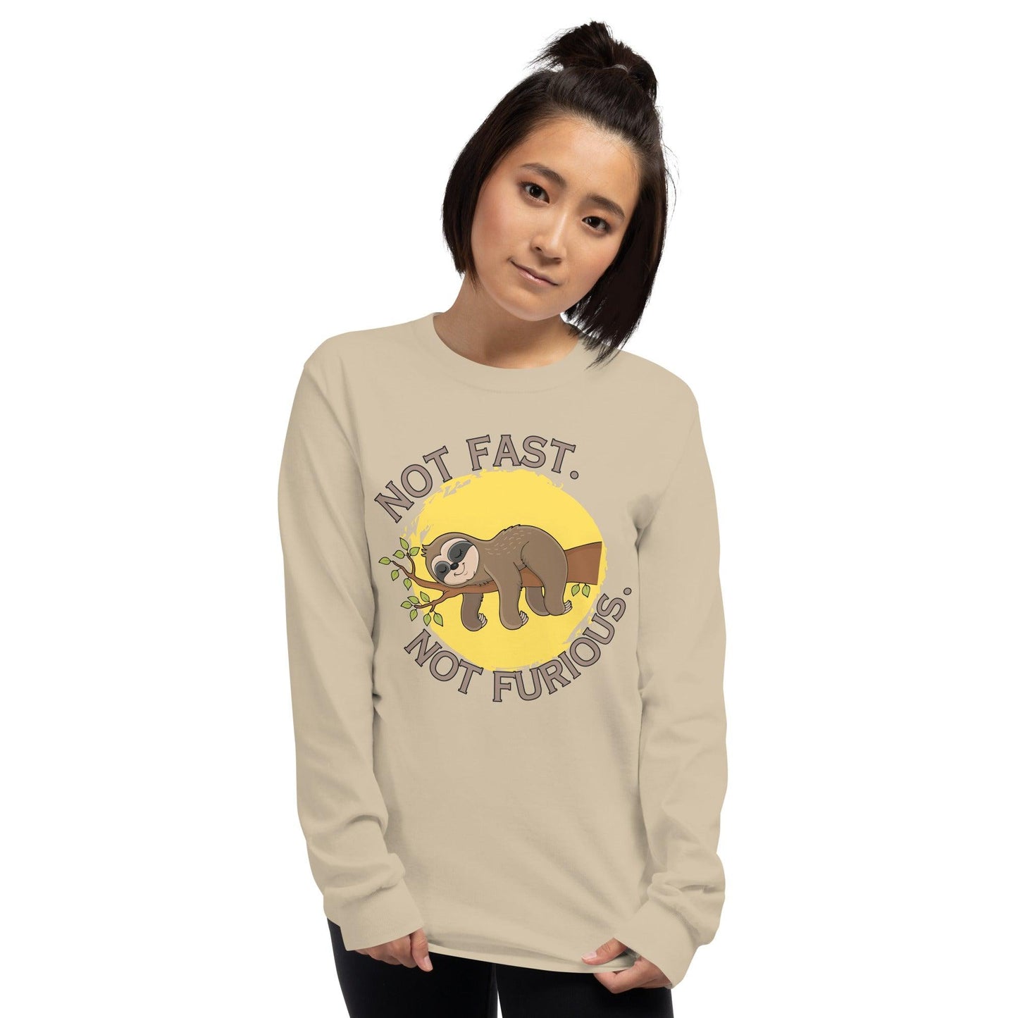 Essential Crew Neck Long Sleeve Tee - Not Fast Not Furious