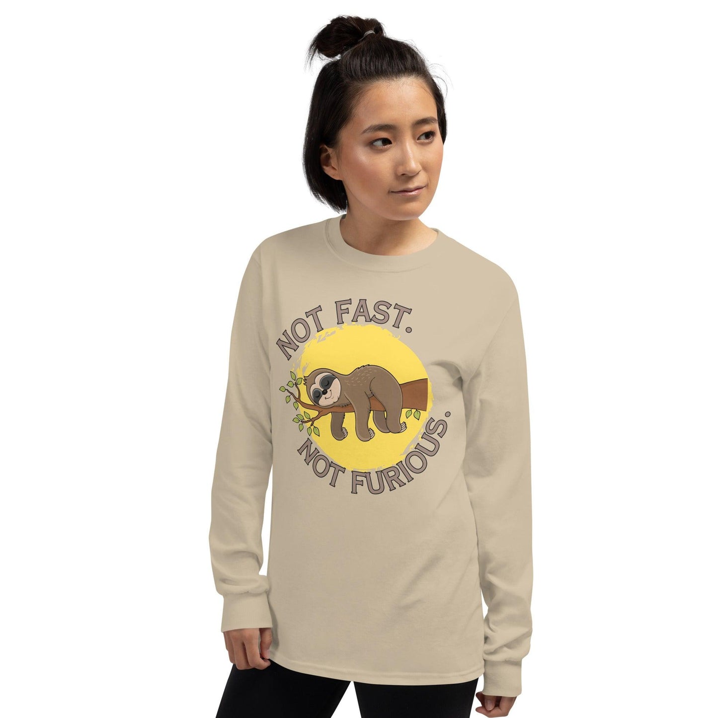 Essential Crew Neck Long Sleeve Tee - Not Fast Not Furious