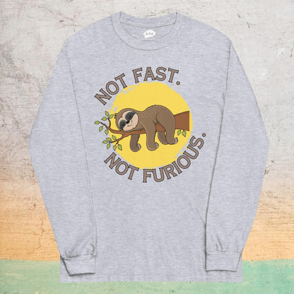 Essential Crew Neck Long Sleeve Tee - Not Fast Not Furious