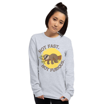 Essential Crew Neck Long Sleeve Tee - Not Fast Not Furious