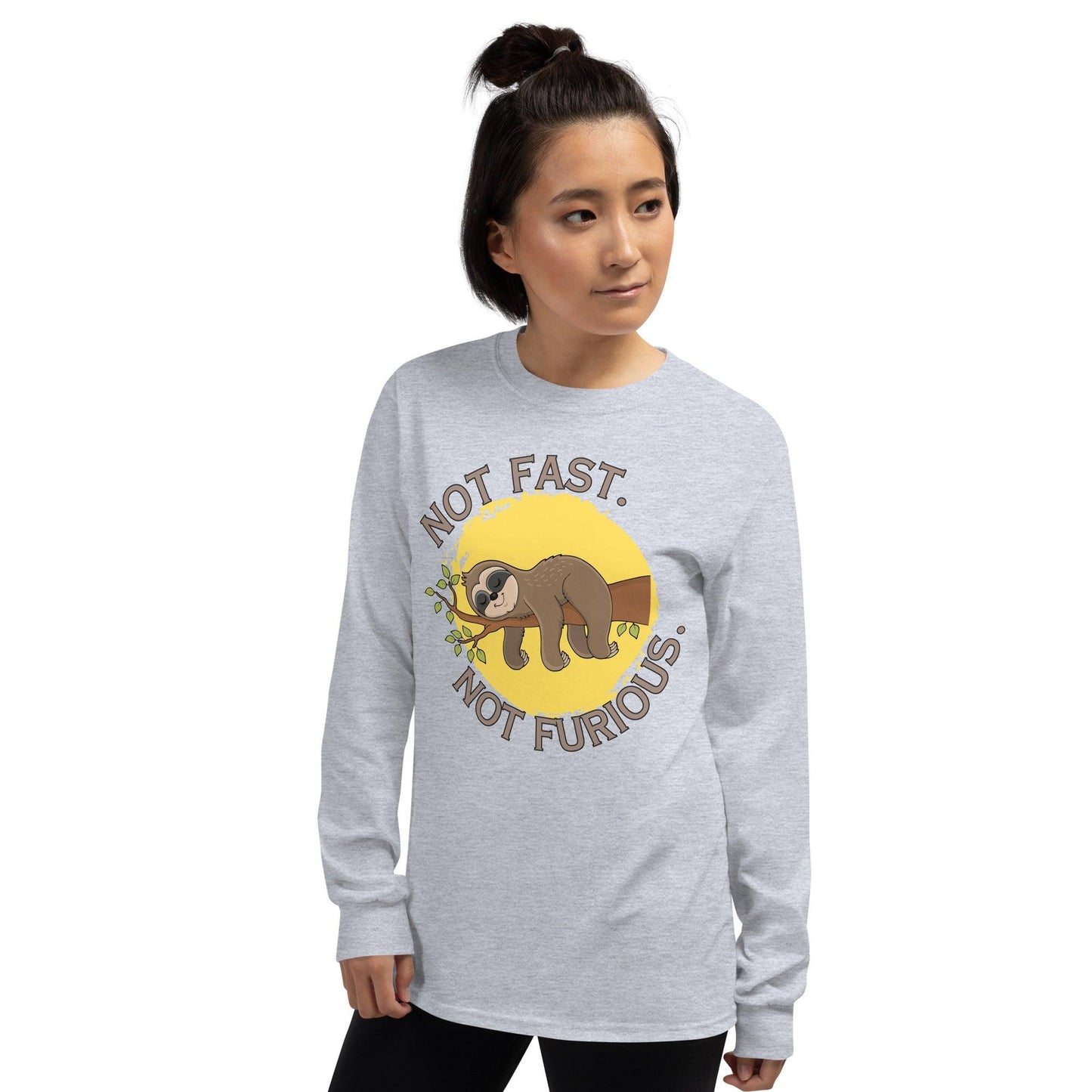 Essential Crew Neck Long Sleeve Tee - Not Fast Not Furious