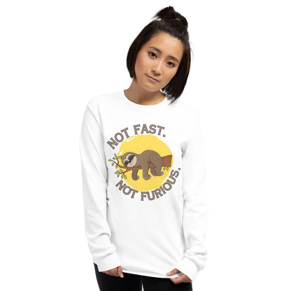 Essential Crew Neck Long Sleeve Tee - Not Fast Not Furious