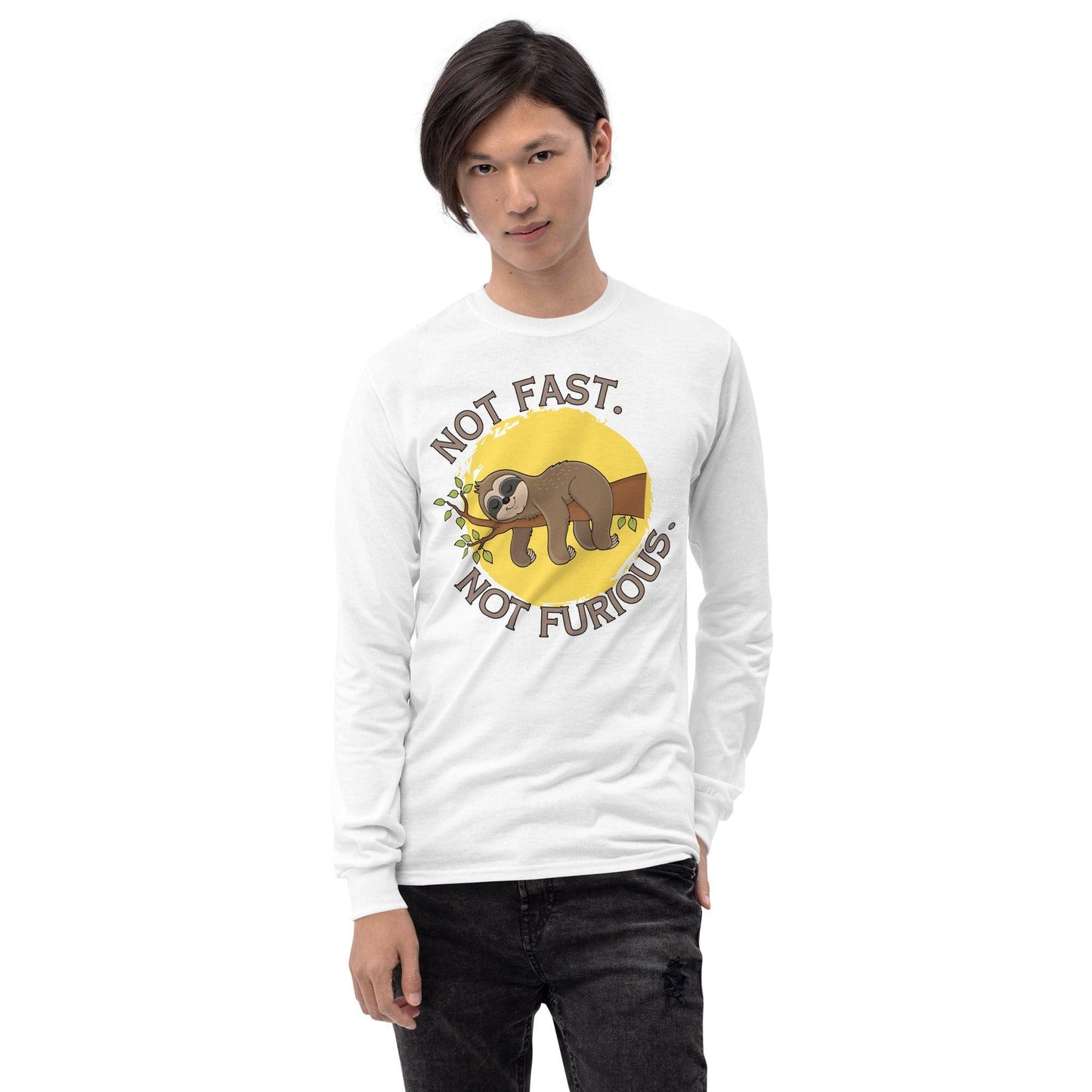 Essential Crew Neck Long Sleeve Tee - Not Fast Not Furious