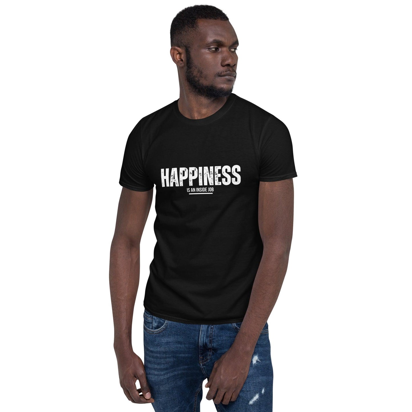 T-Shirt Essentiel à col rond - Happiness is an inside job