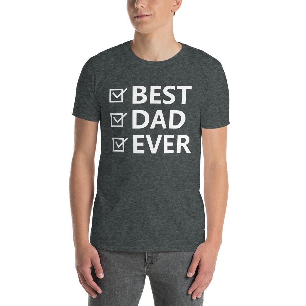 T-shirt Essentiel à col rond - Best Dad Ever