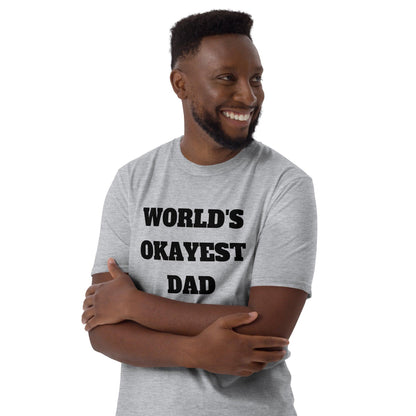 Essential Crew Neck T-Shirt - World's Okayest Dad