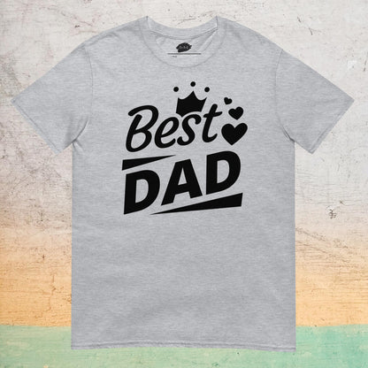 Essential Crew Neck T-Shirt - Best Dad |  | Bee Prints