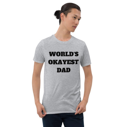 Essential Crew Neck T-Shirt - World's Okayest Dad