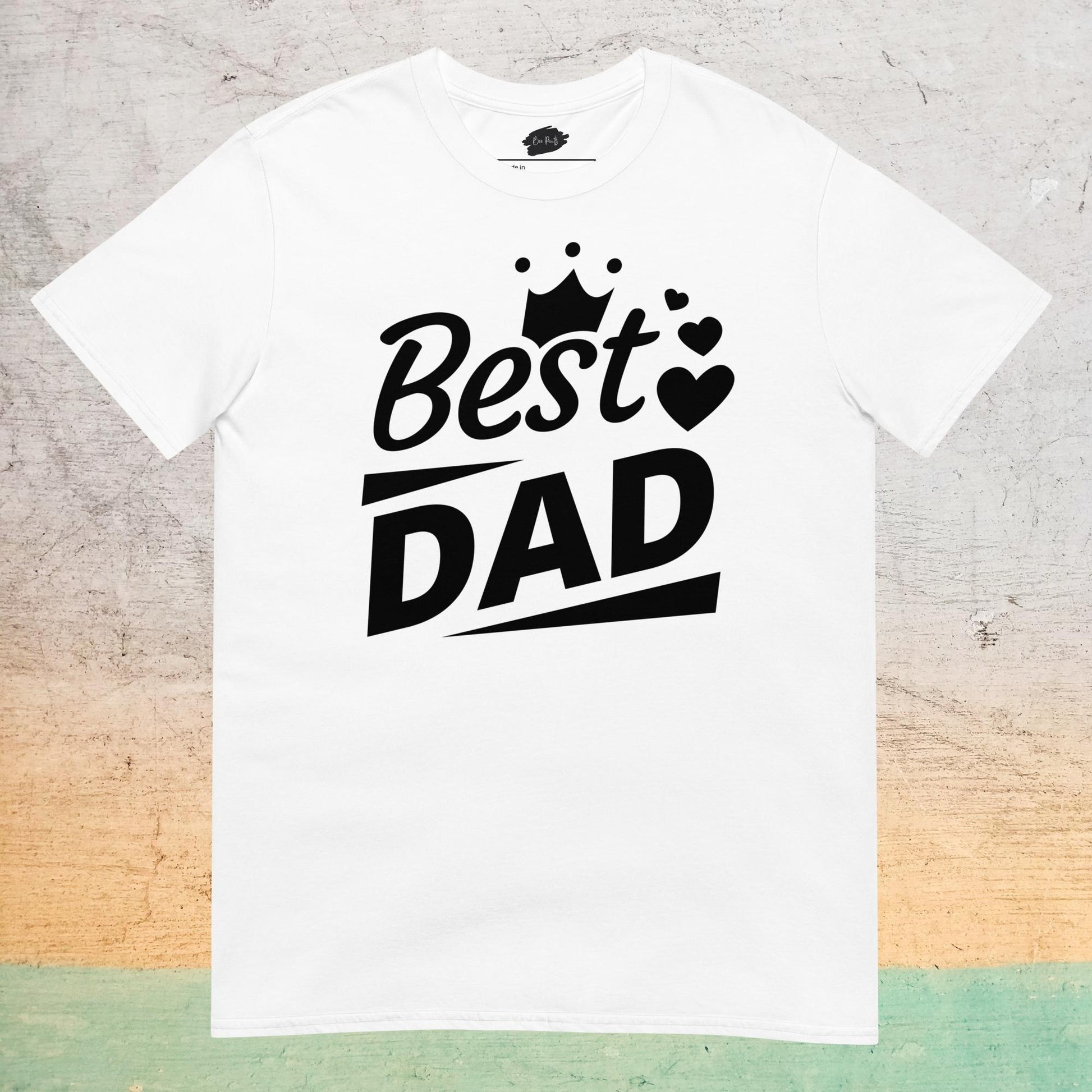 Essential Crew Neck T-Shirt - Best Dad |  | Bee Prints