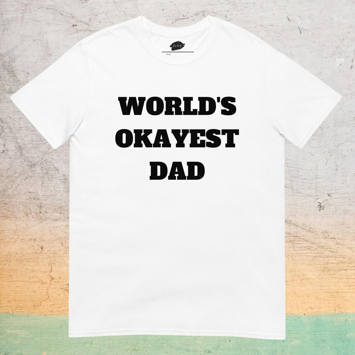 Essential Crew Neck T-Shirt - World's Okayest Dad