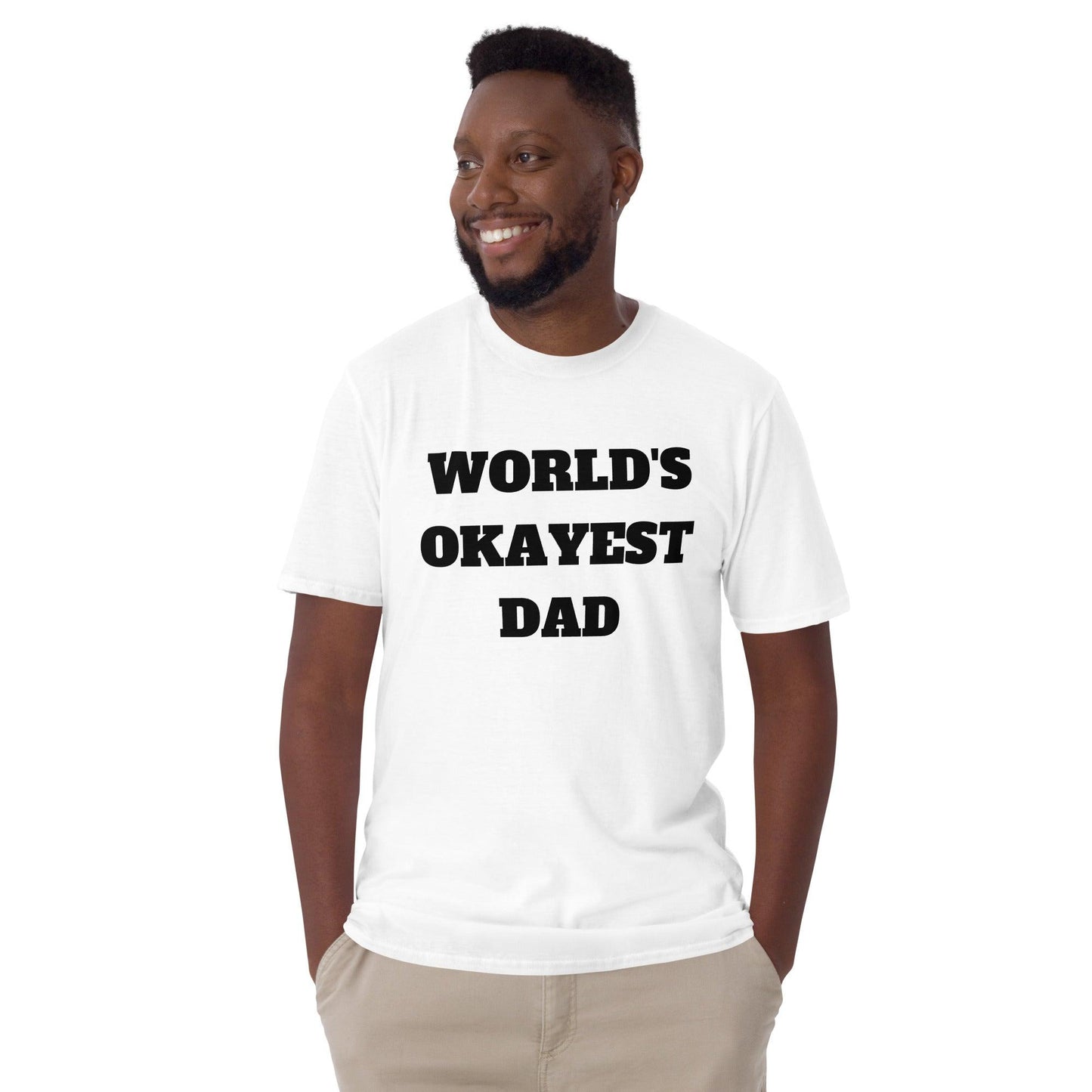 Essential Crew Neck T-Shirt - World's Okayest Dad