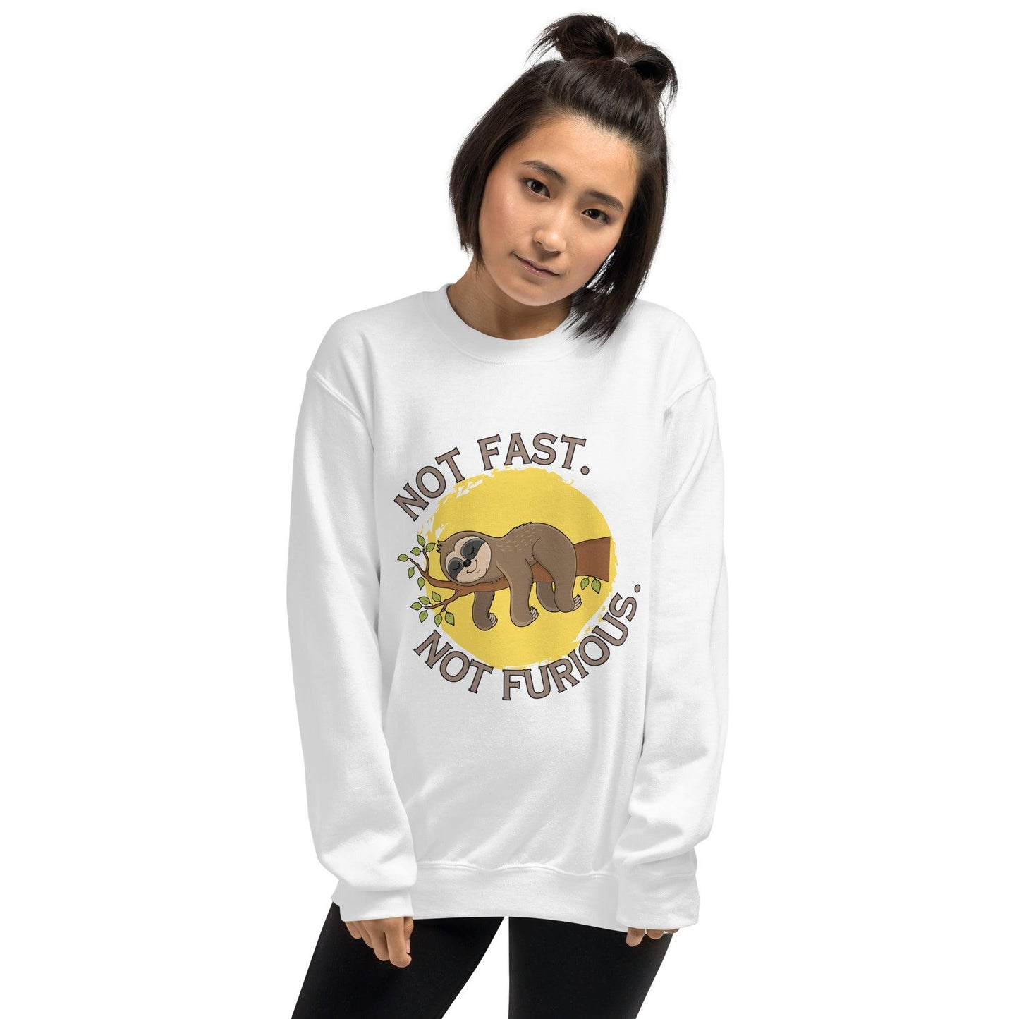 Essential Crew Neck Sweatshirt - Not Fast Not Furious