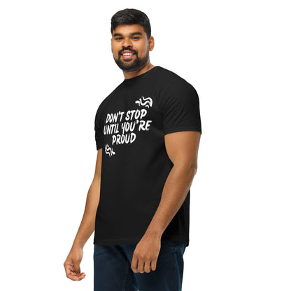 Eco-Friendly Crew Neck T-Shirt - Don't stop until you're proud