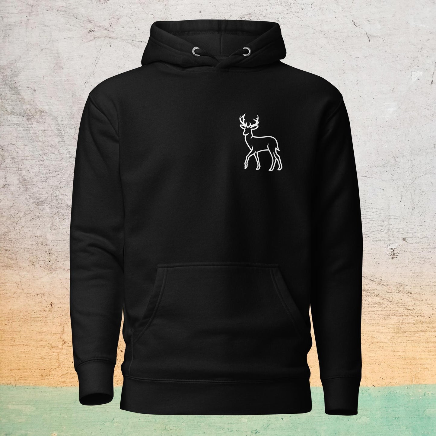 Premium Crew Neck Hoodie - minimal deer |  | Bee Prints