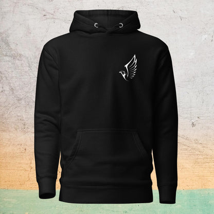 Premium Crew Neck Hoodie - minimal falcon |  | Bee Prints