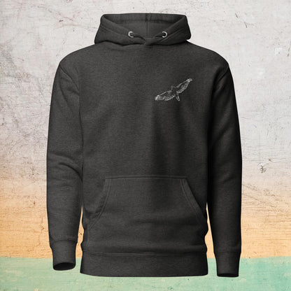 Premium Crew Neck Hoodie - minimal falcon |  | Bee Prints