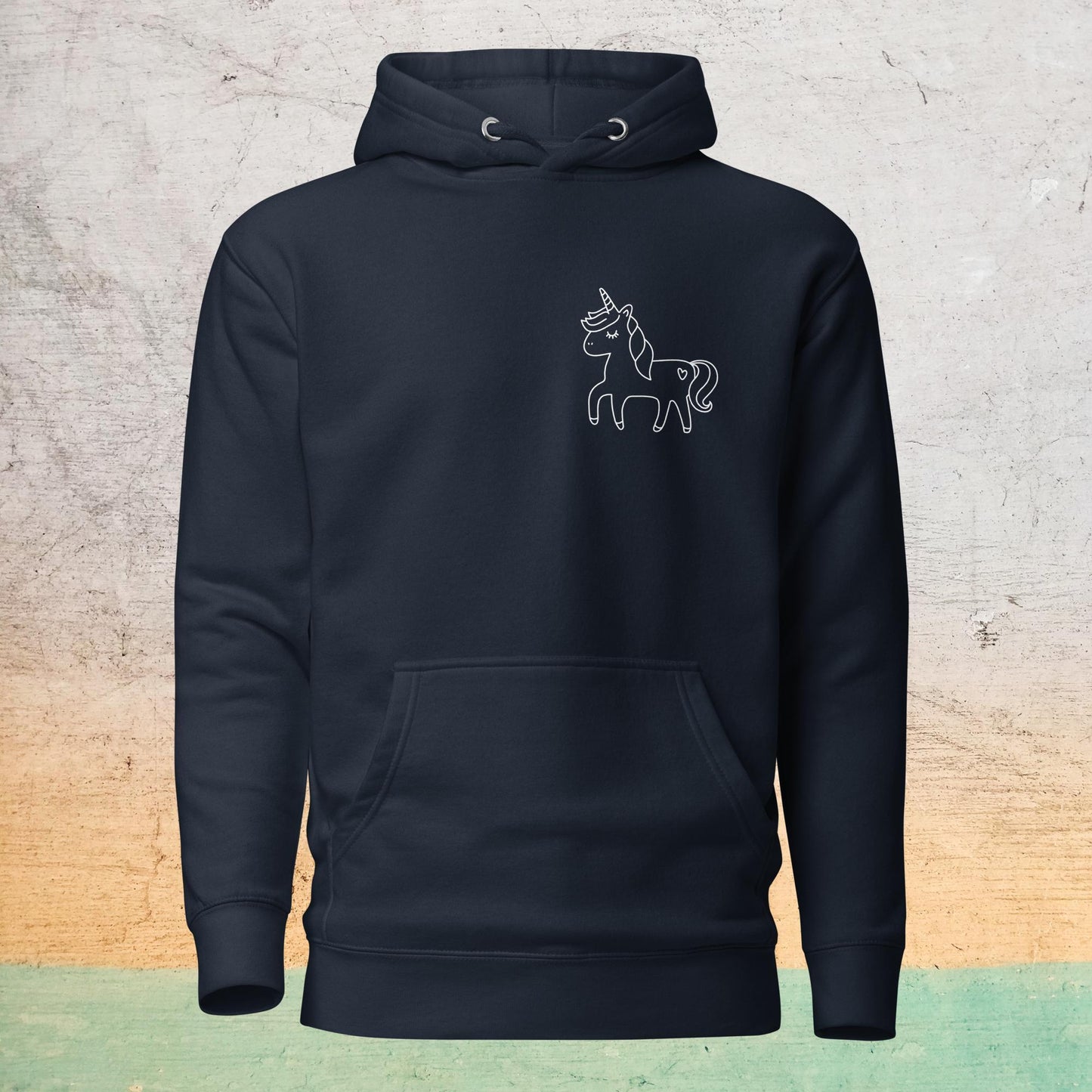 Sweat à capuche Sélect - licorne minimale