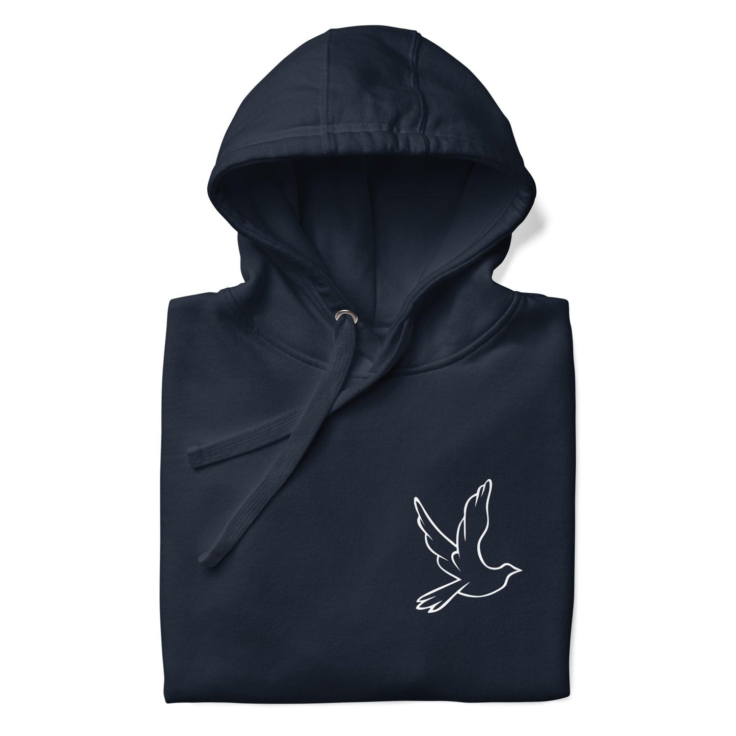 Premium Crew Neck Hoodie - minimal bird