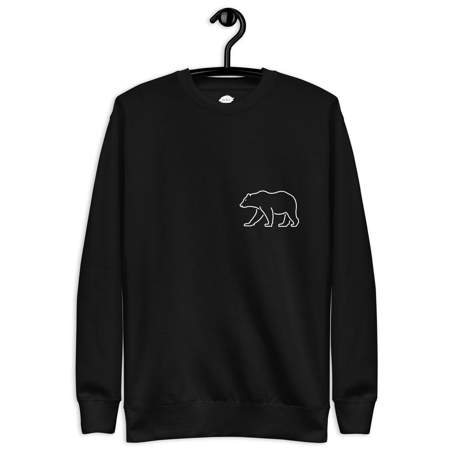 Premium Crew Neck Sweatshirt - minimal bear