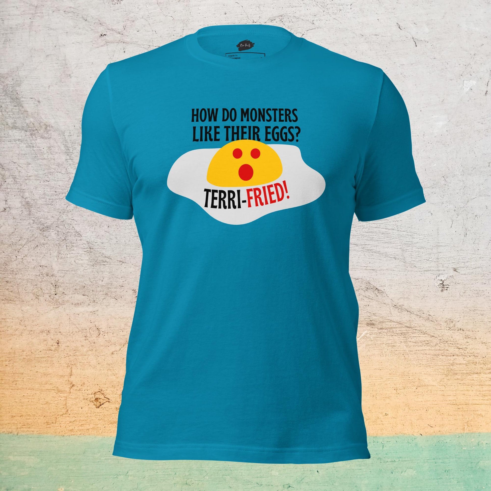 Premium Crew Neck T-Shirt - Terri-Fried |  | Bee Prints