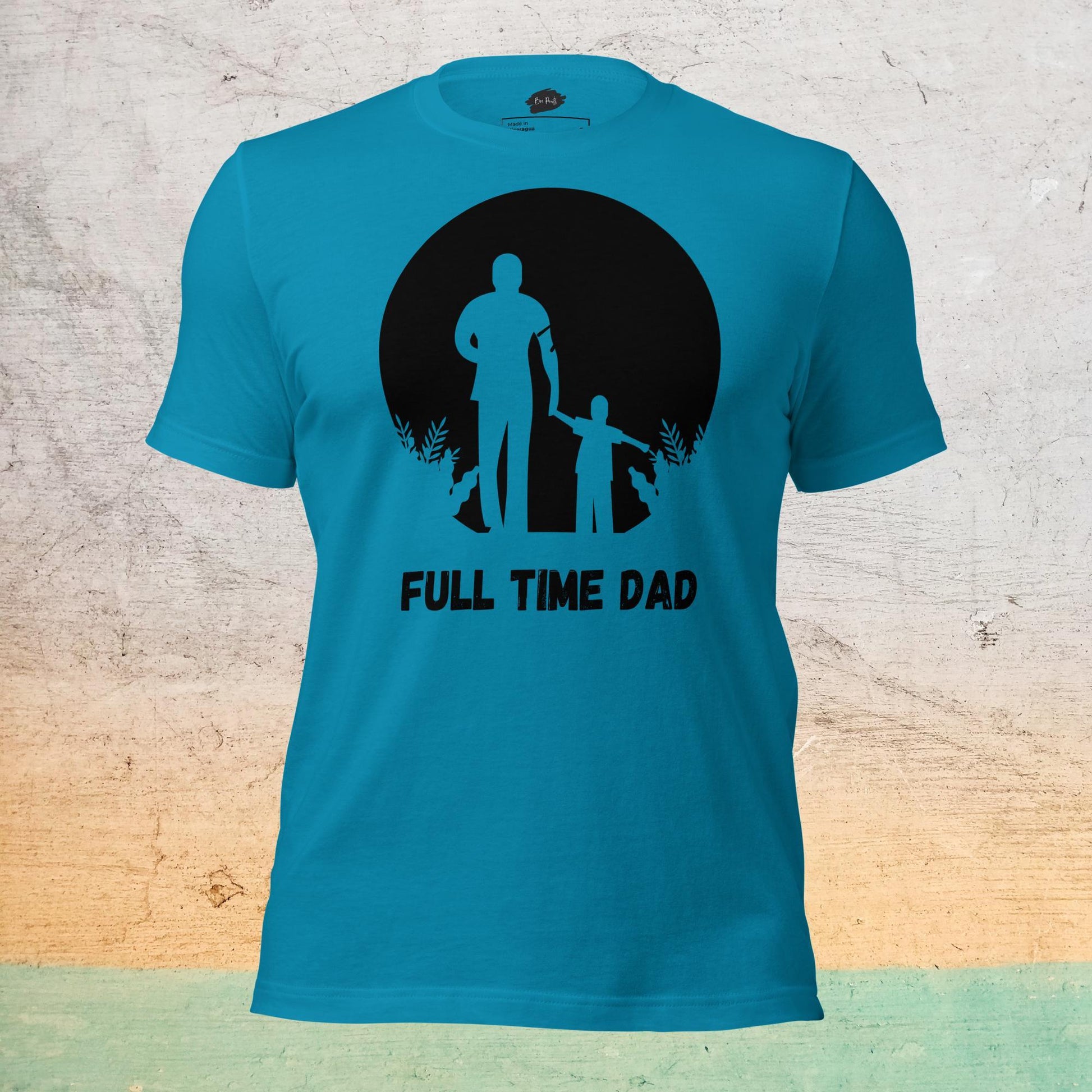 Premium Crew Neck T-Shirt - Full Time Dad |  | Bee Prints