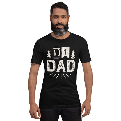 Premium Crew Neck T-Shirt - Number 1 Dad