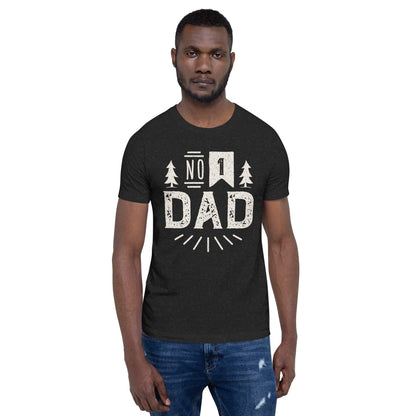 Premium Crew Neck T-Shirt - Number 1 Dad