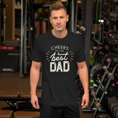 Premium Crew Neck T-Shirt - Cheers Best Dad