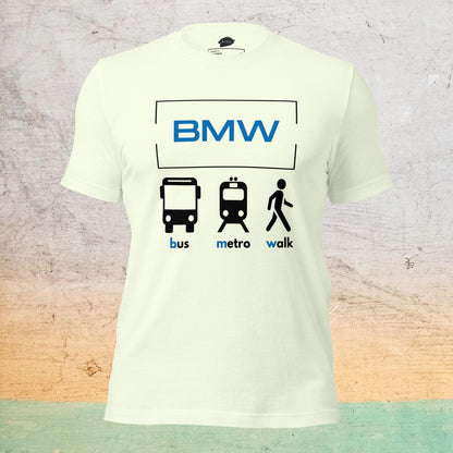 Premium Crew Neck T-Shirt - Bus Metro Walk