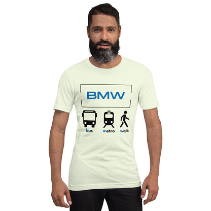 Premium Crew Neck T-Shirt - Bus Metro Walk