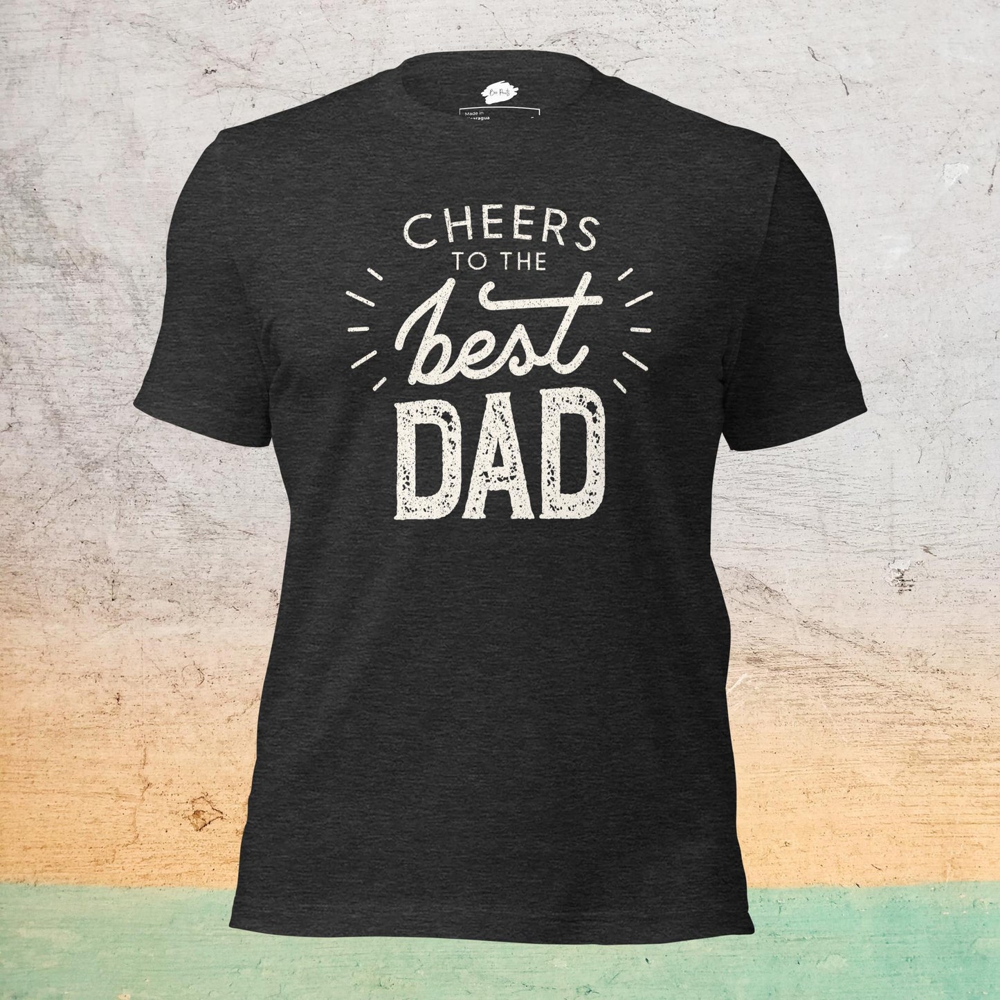 Premium Crew Neck T-Shirt - Cheers Best Dad