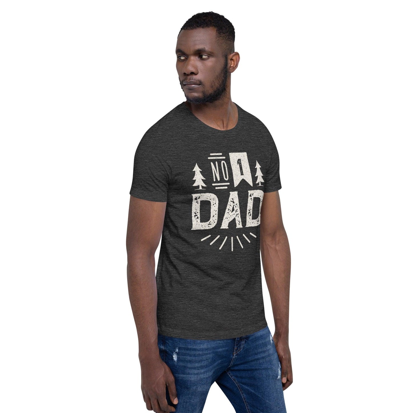 Premium Crew Neck T-Shirt - Number 1 Dad