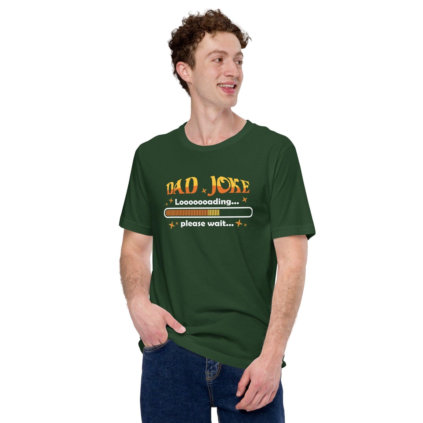 Premium Crew Neck T-Shirt - Dad Joke Loading
