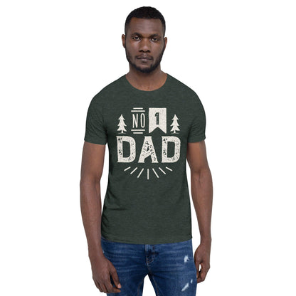 Premium Crew Neck T-Shirt - Number 1 Dad