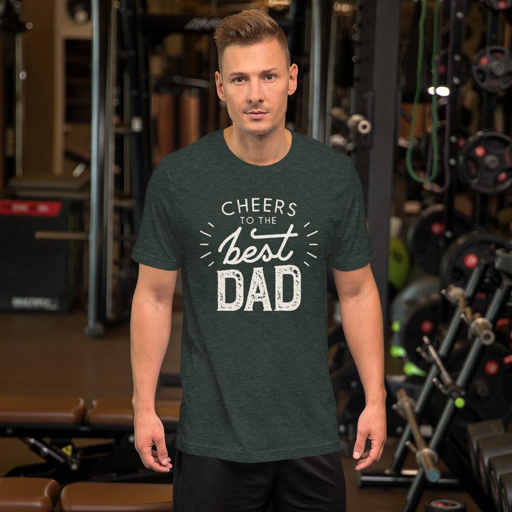 Premium Crew Neck T-Shirt - Cheers Best Dad