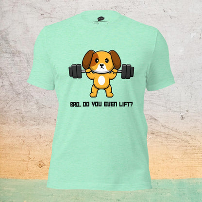 Premium Crew Neck T-Shirt - Do You Even Lift - Dog