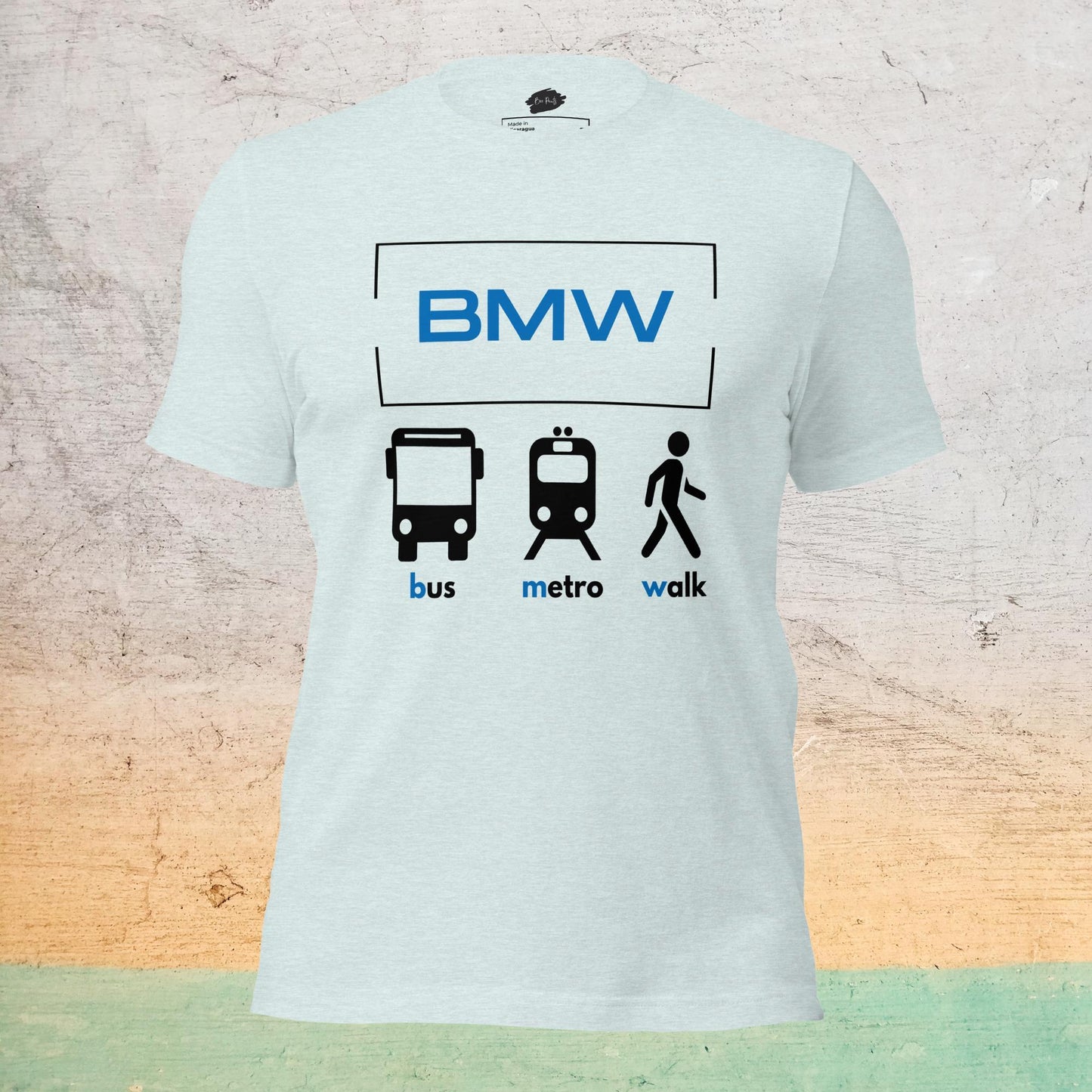 Premium Crew Neck T-Shirt - Bus Metro Walk