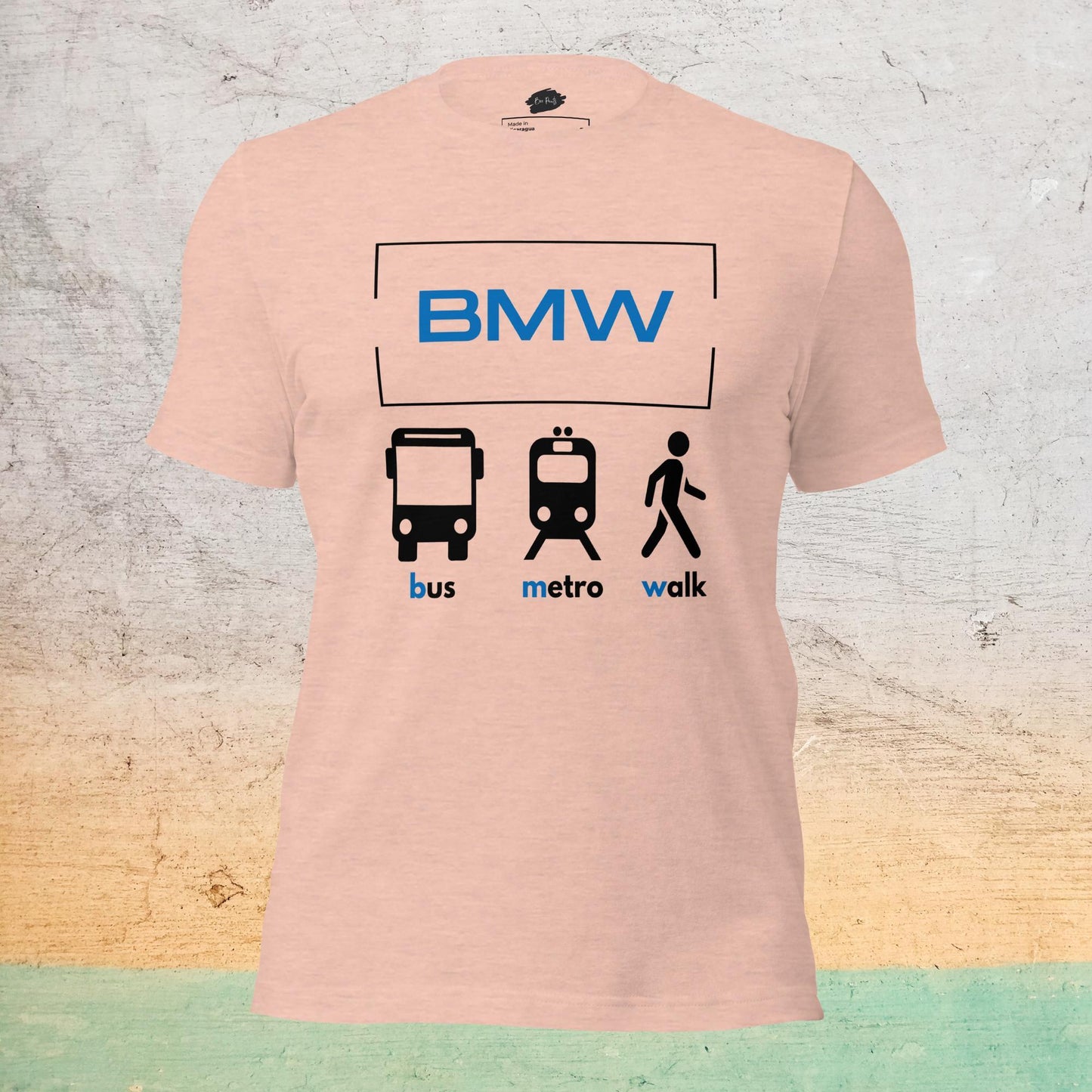 Premium Crew Neck T-Shirt - Bus Metro Walk