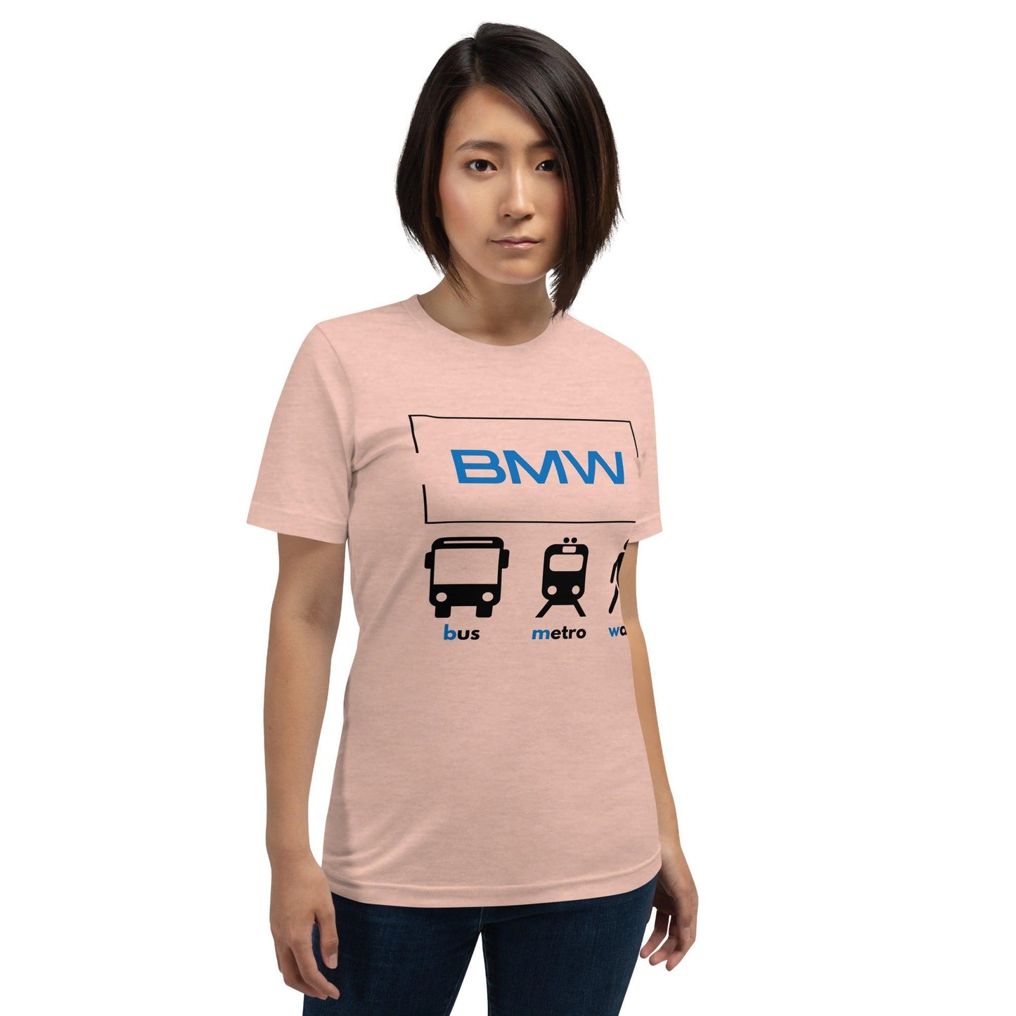 Premium Crew Neck T-Shirt - Bus Metro Walk