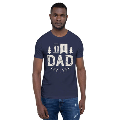 Premium Crew Neck T-Shirt - Number 1 Dad