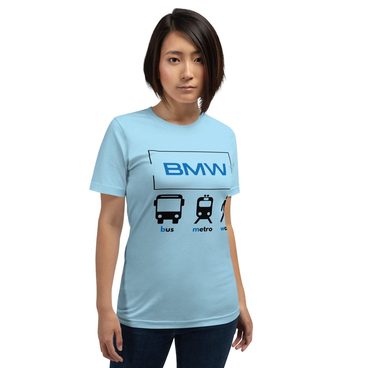 Premium Crew Neck T-Shirt - Bus Metro Walk