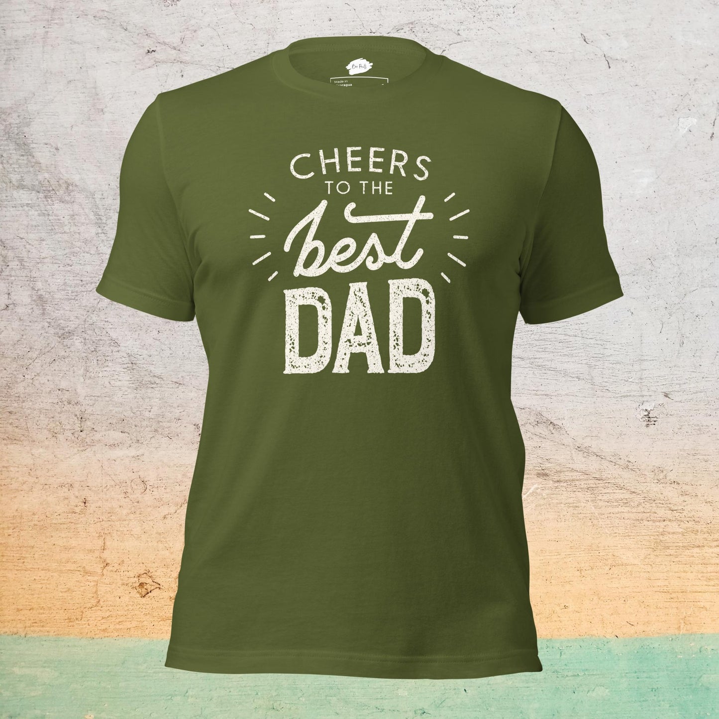 Premium Crew Neck T-Shirt - Cheers Best Dad