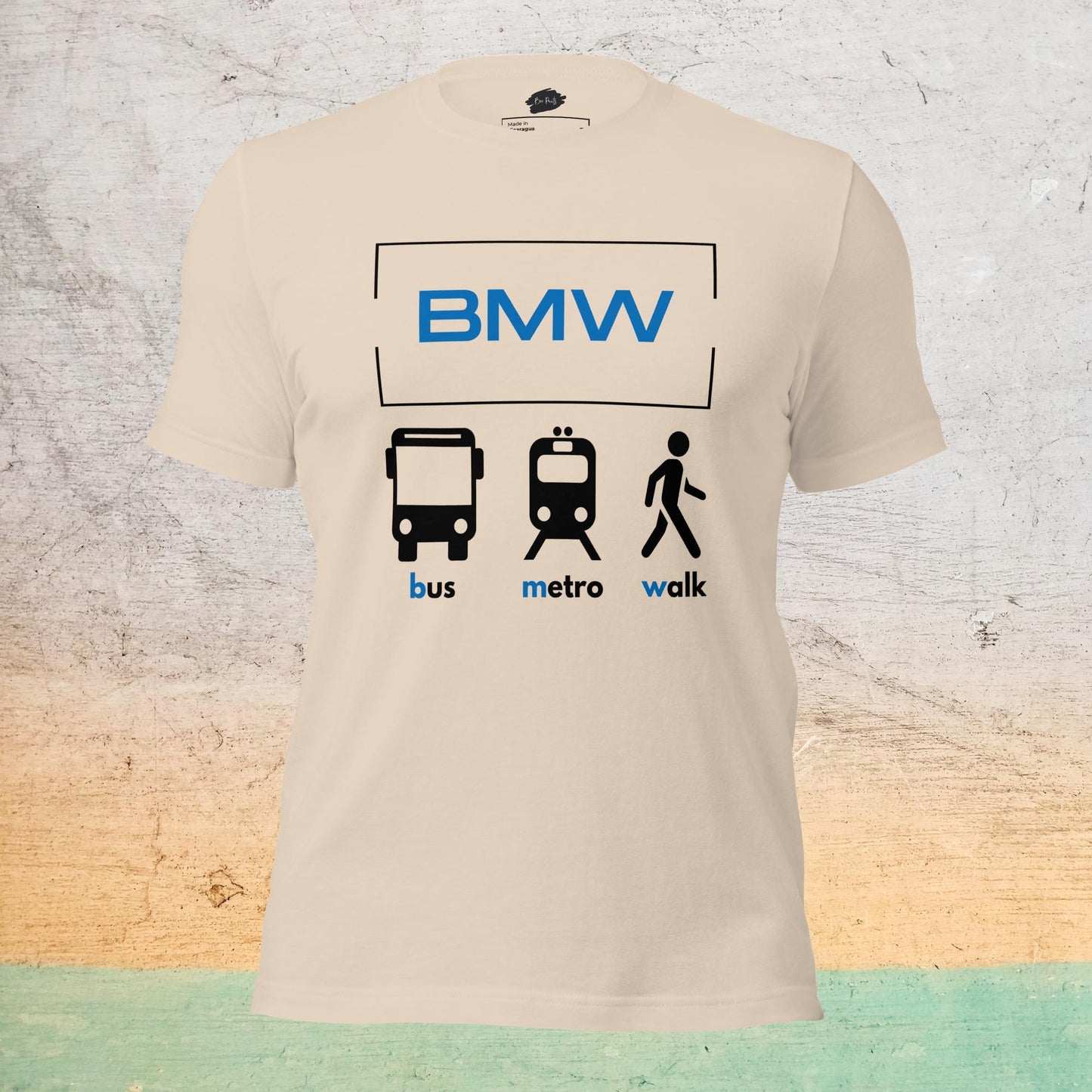 Premium Crew Neck T-Shirt - Bus Metro Walk