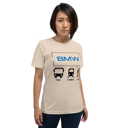 Premium Crew Neck T-Shirt - Bus Metro Walk