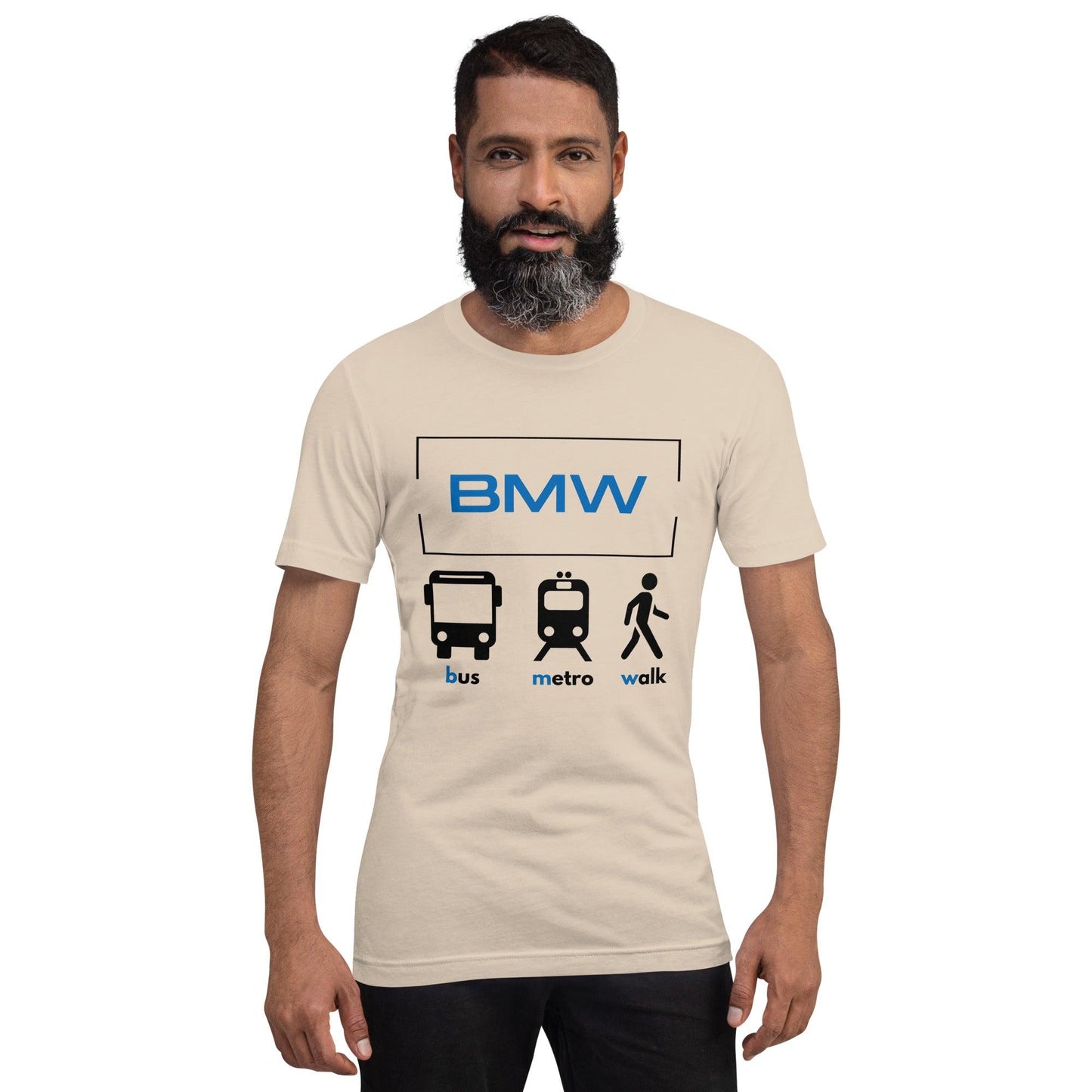 Premium Crew Neck T-Shirt - Bus Metro Walk