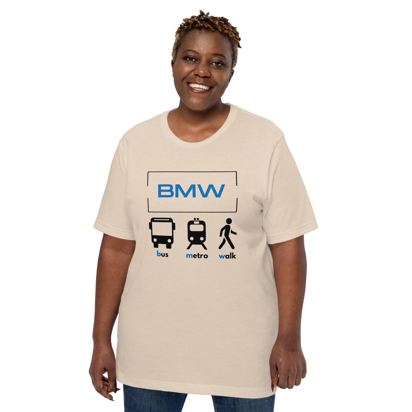 Premium Crew Neck T-Shirt - Bus Metro Walk