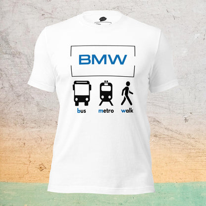 Premium Crew Neck T-Shirt - Bus Metro Walk