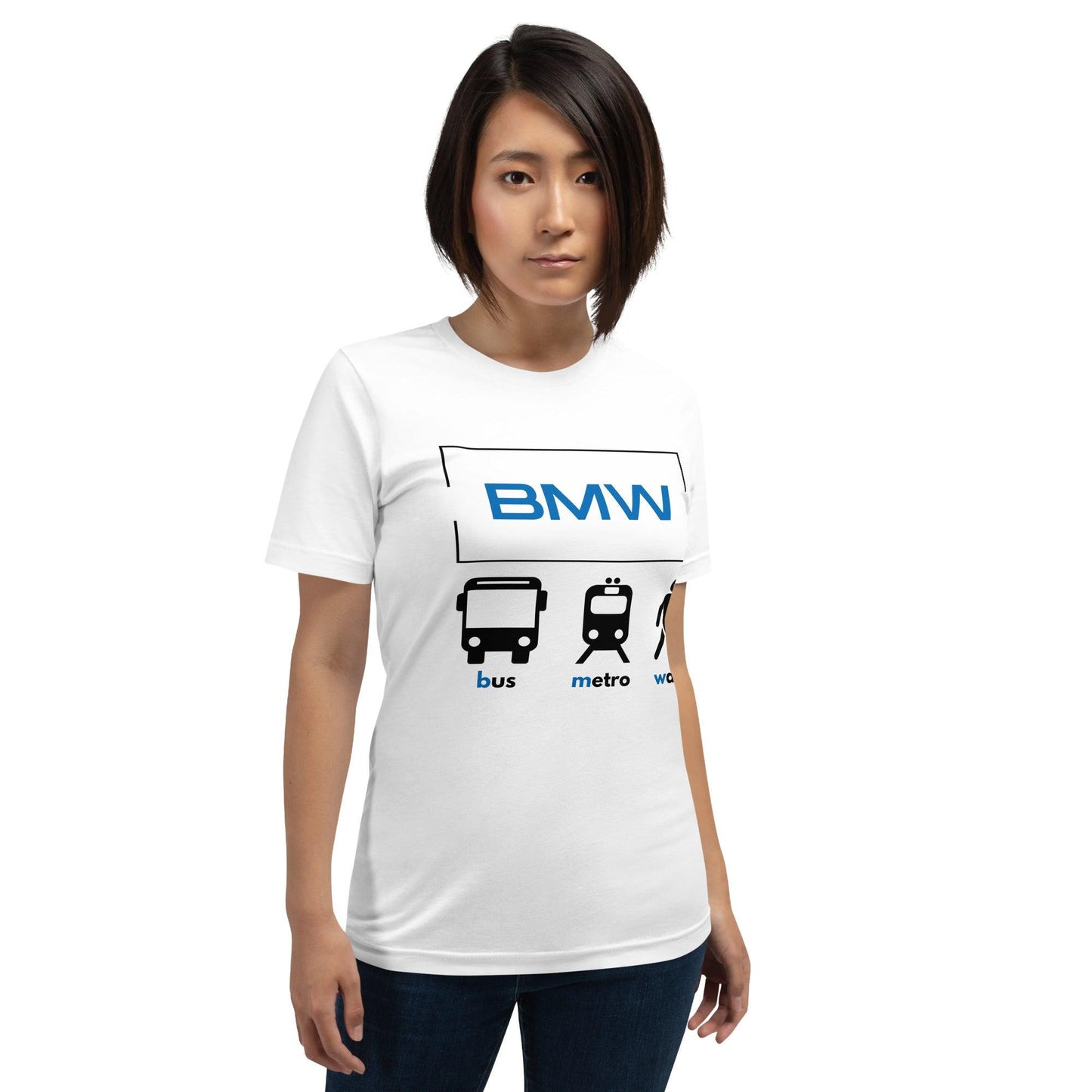 Premium Crew Neck T-Shirt - Bus Metro Walk